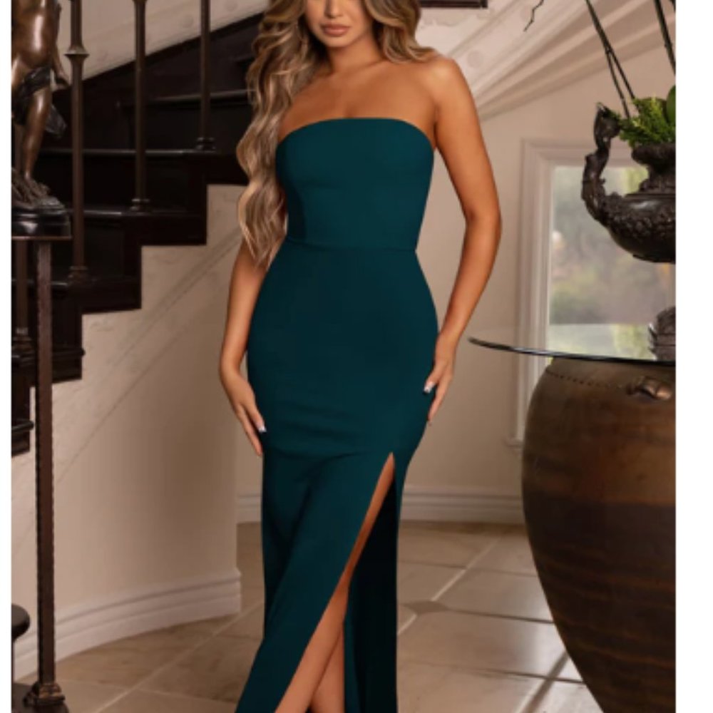 Club L Green Prom Dress Size 6 US/10 UK